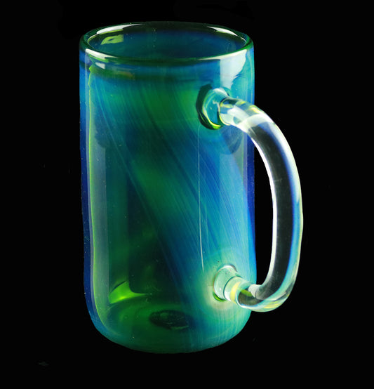 CK Glass Green Coffee Mug