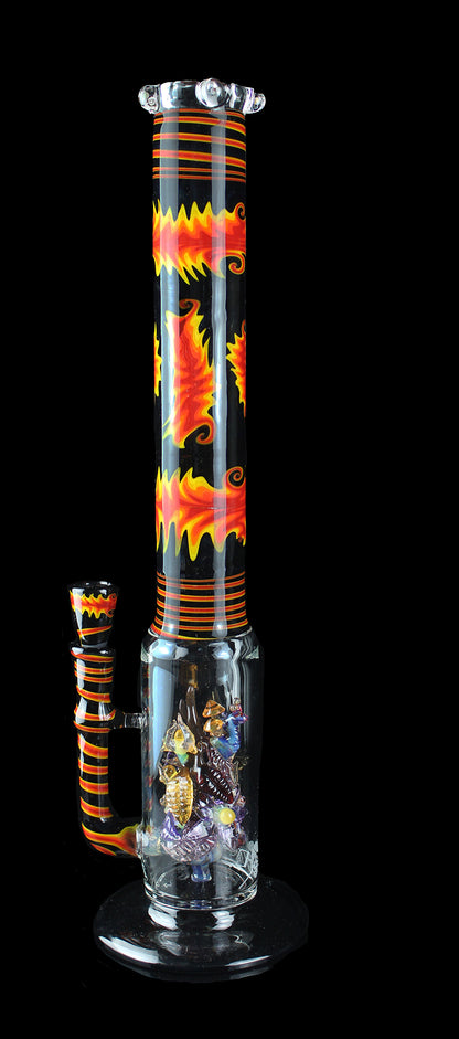 Custom Fire Bong by, Polet and Phil_PGW